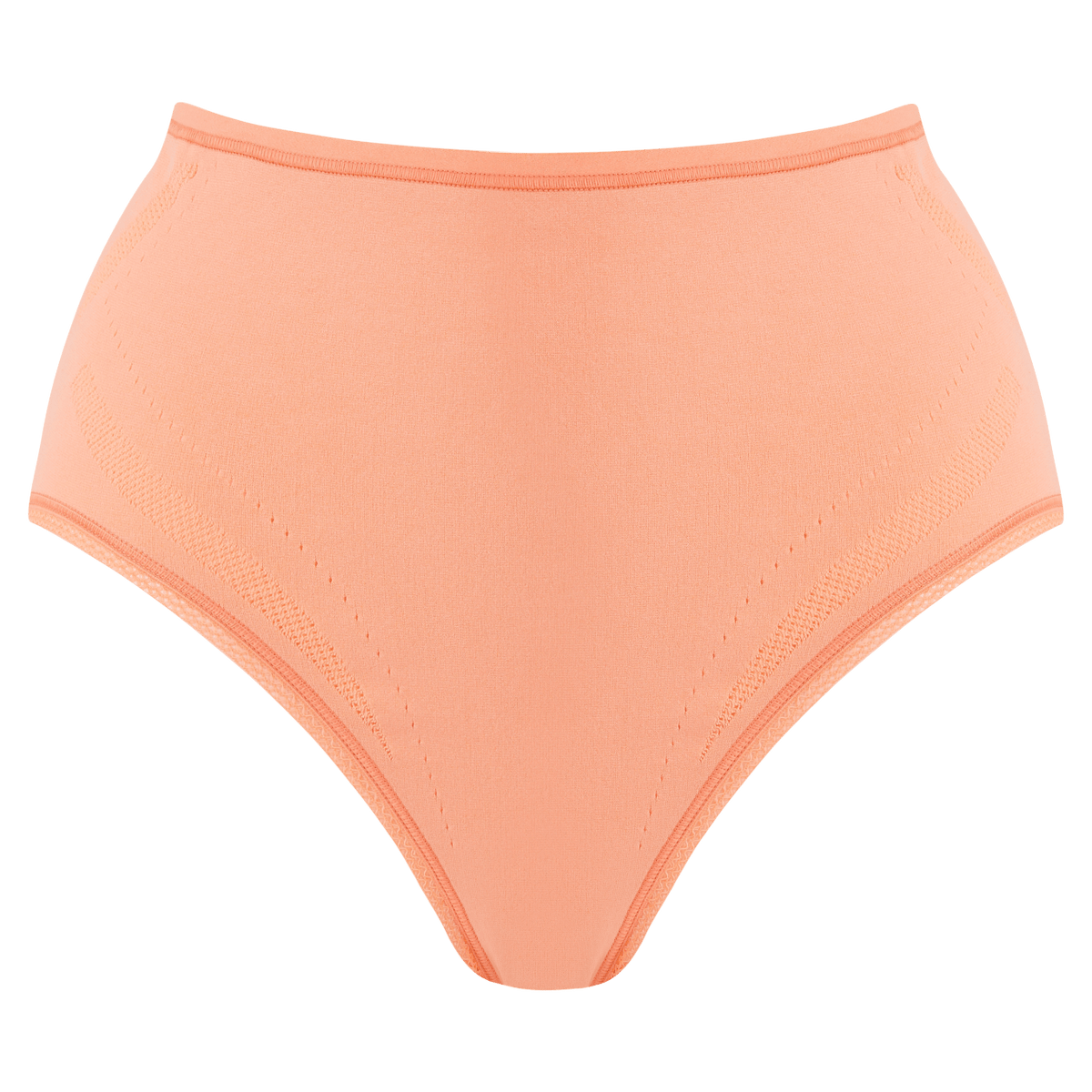 The Ultra High Waist in Coral front pack shot