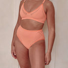 The High Waist - Coral - The Mutha Project