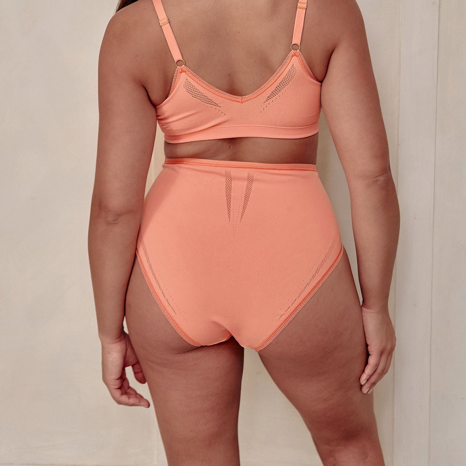 The High Waist - Coral - The Mutha Project