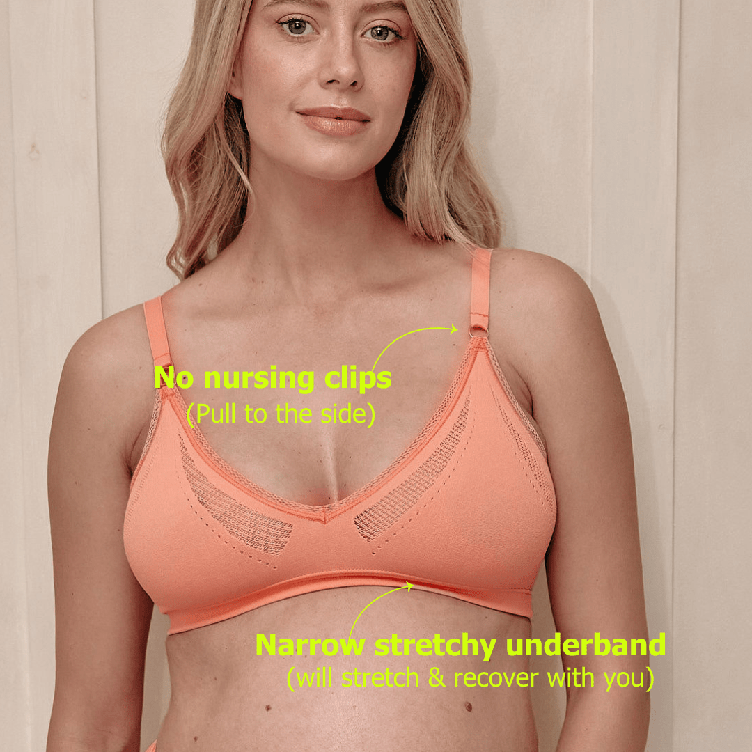 The Plunge Bra - Coral - The Mutha Project