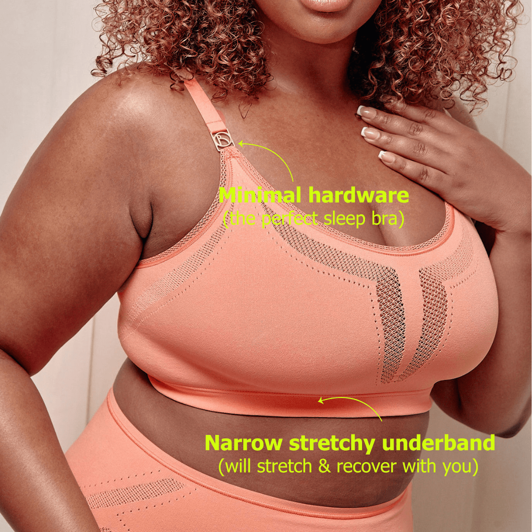 The Scoop Bra - Coral - The Mutha Project