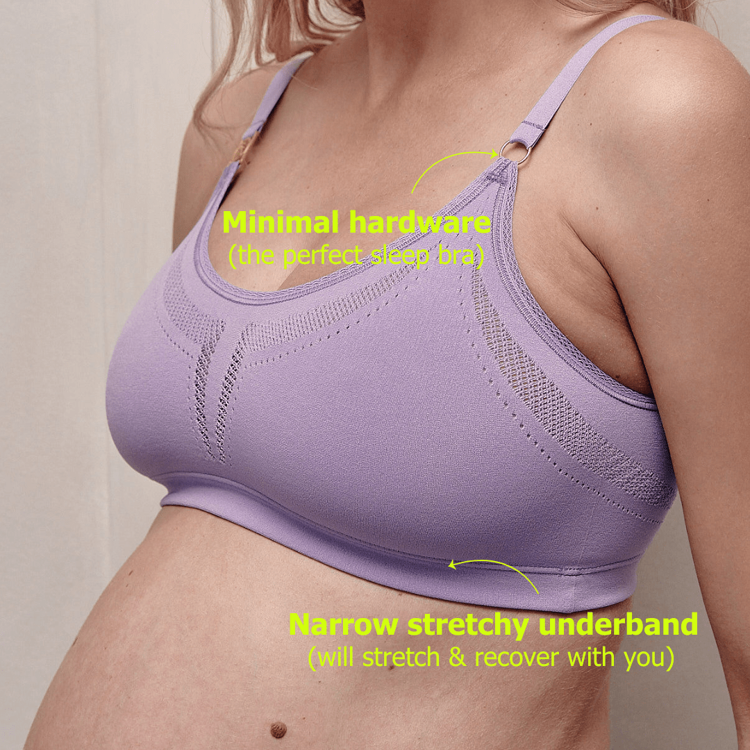 The Scoop Bra - Lilac - The Mutha Project