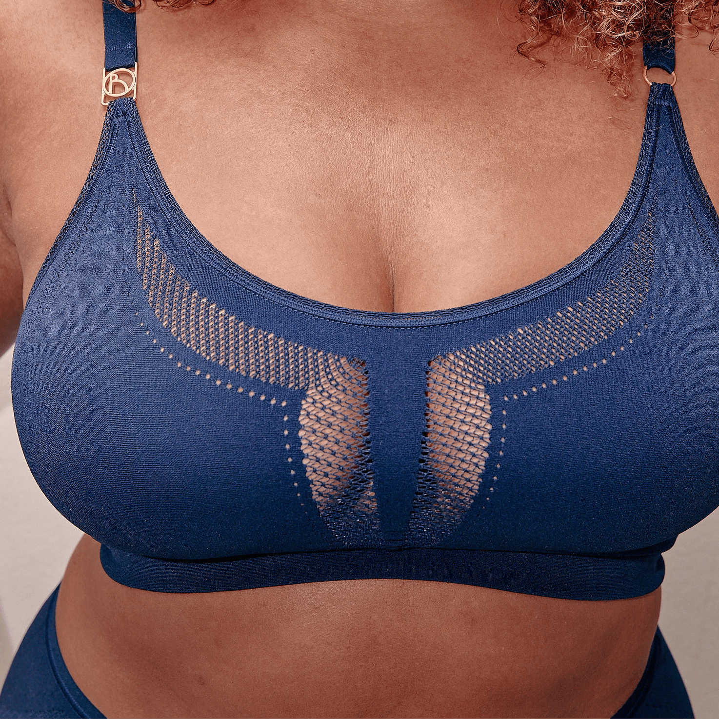 The Scoop Bra - Navy - The Mutha Project