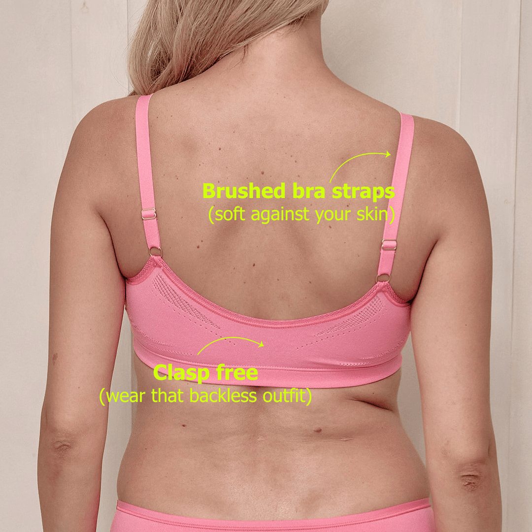 The Scoop Bra - Pink - The Mutha Project