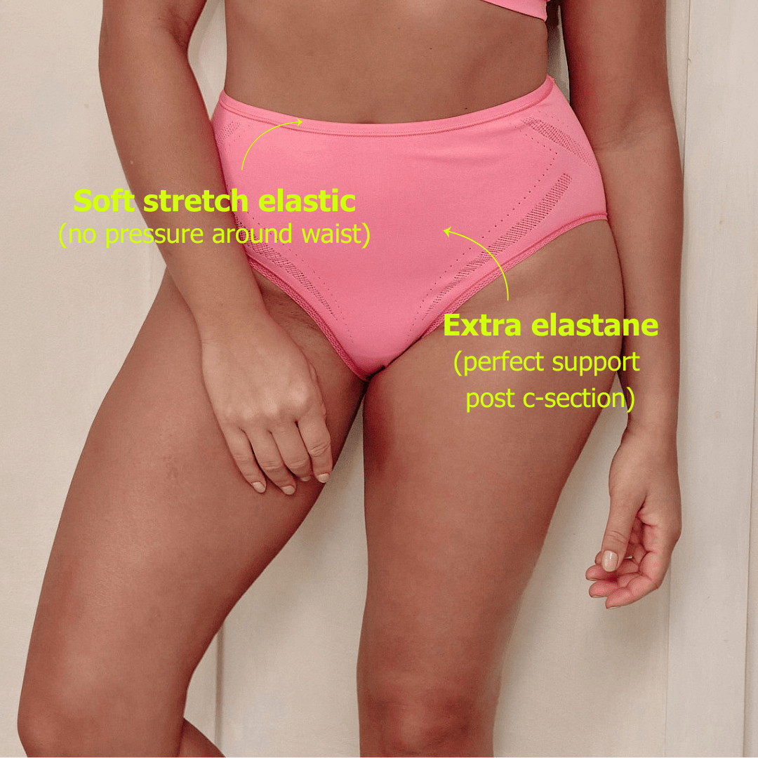 The Ultra High Waist - Pink - The Mutha Project