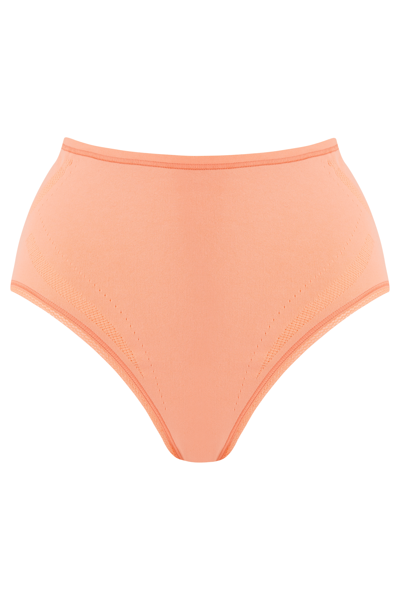 The Ultra High Waist in Coral front pack shot