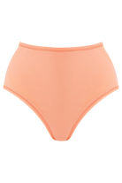 The Ultra High Waist in Coral front pack shot