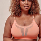 The Scoop Bra - Coral - The Mutha Project